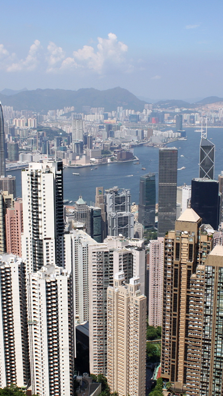 Aerial View of City Buildings During Daytime. Wallpaper in 750x1334 Resolution