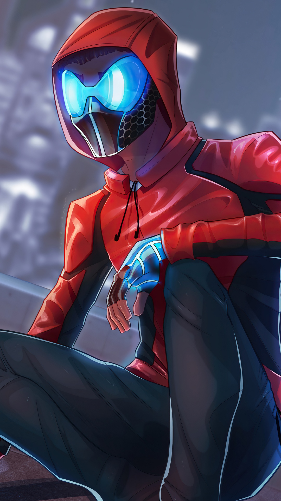 Spider-man, Miles Morales, Doktor Seltsam, Ärmel, Latex. Wallpaper in 1080x1920 Resolution
