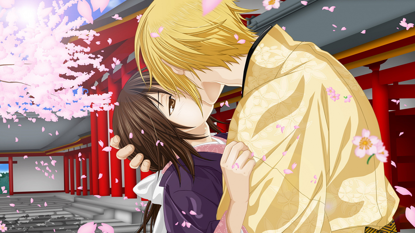 Schwarzhaarige Weibliche Anime-Figur. Wallpaper in 1366x768 Resolution