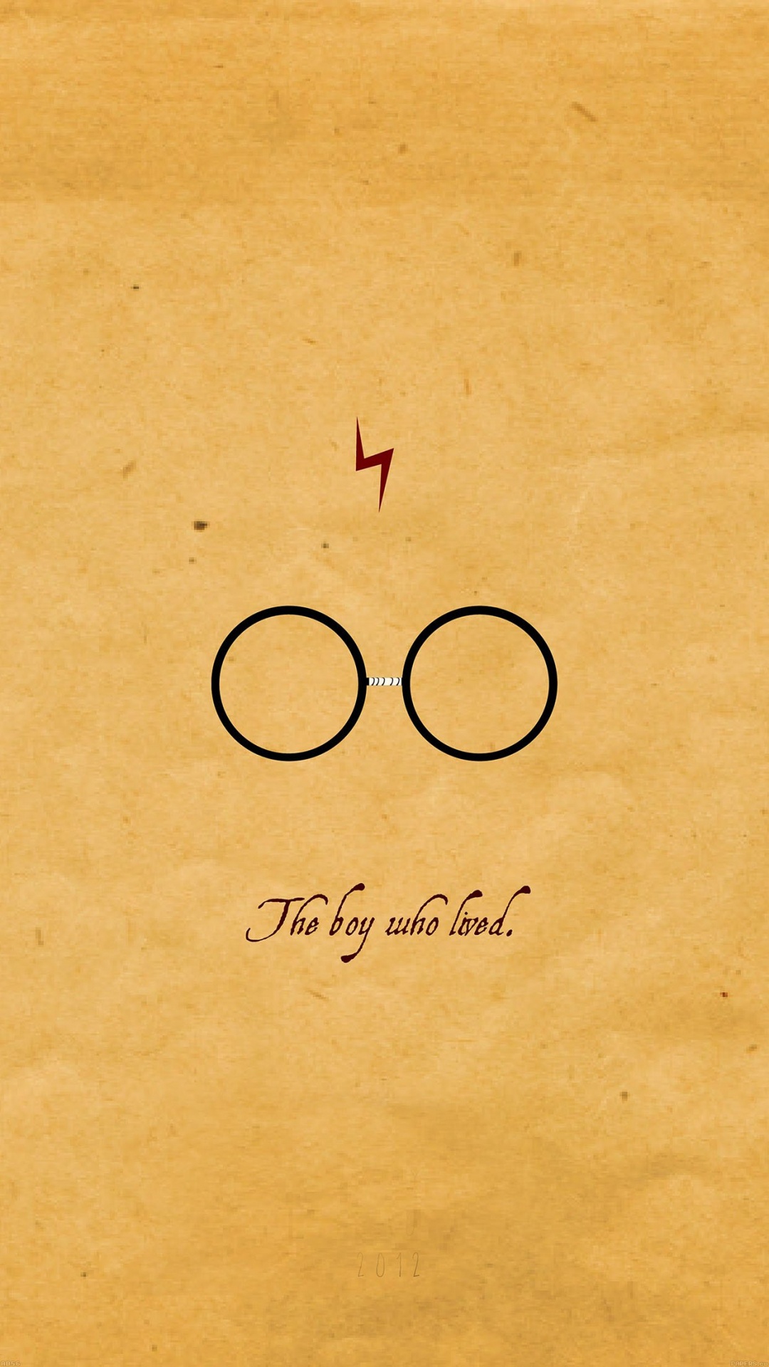 Harry Potter, Ios, Brown, Text, Tan. Wallpaper in 1080x1920 Resolution
