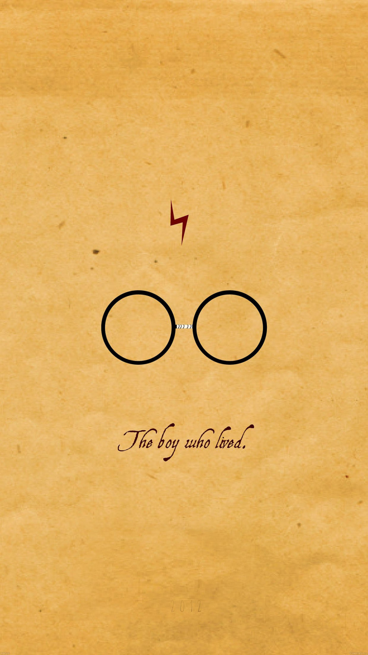 Harry Potter, Ios, Brown, Text, Tan. Wallpaper in 750x1334 Resolution