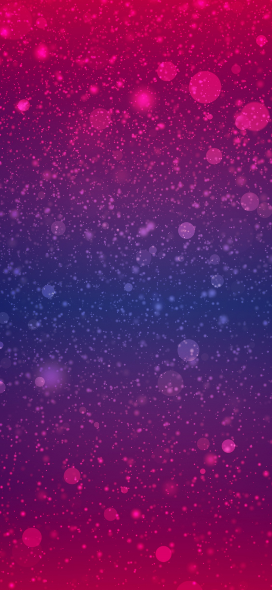 Illustration de la Galaxie Violette et Bleue. Wallpaper in 1125x2436 Resolution