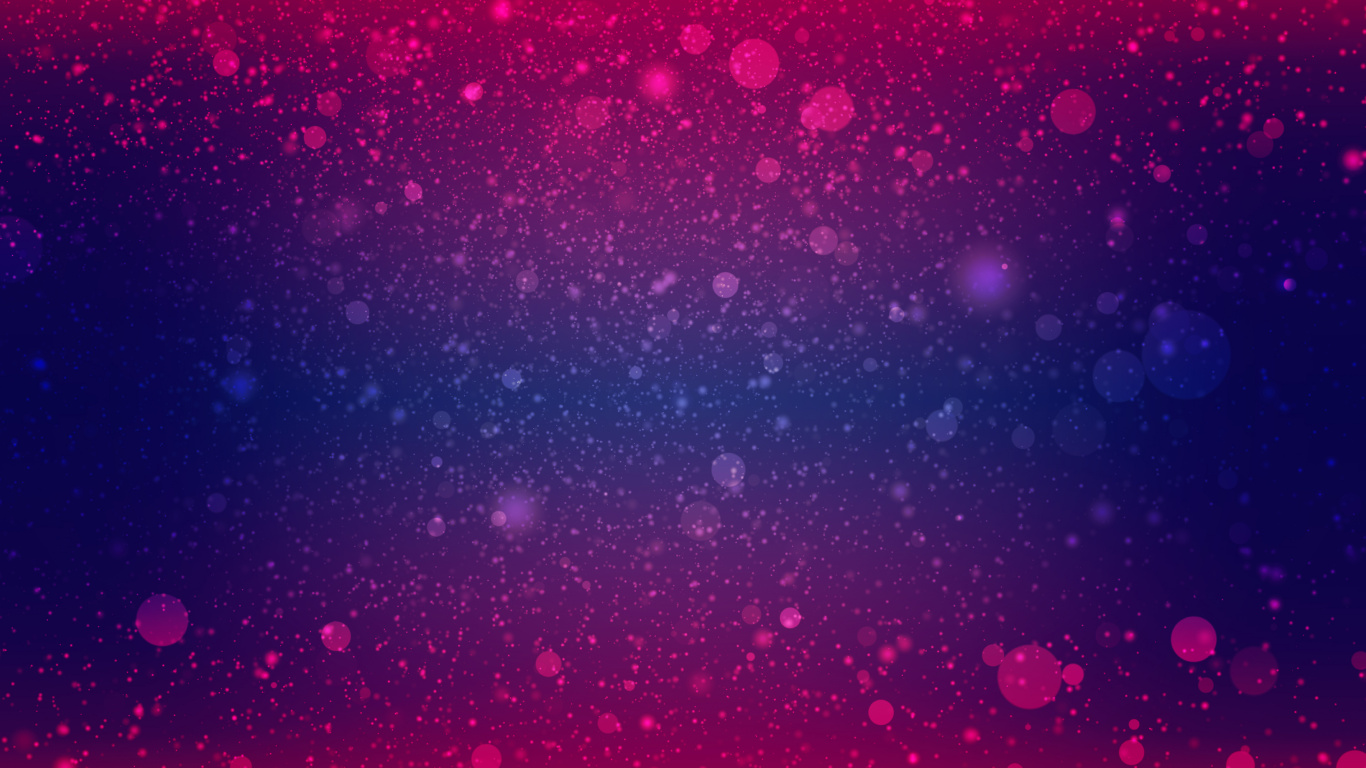 Illustration de la Galaxie Violette et Bleue. Wallpaper in 1366x768 Resolution