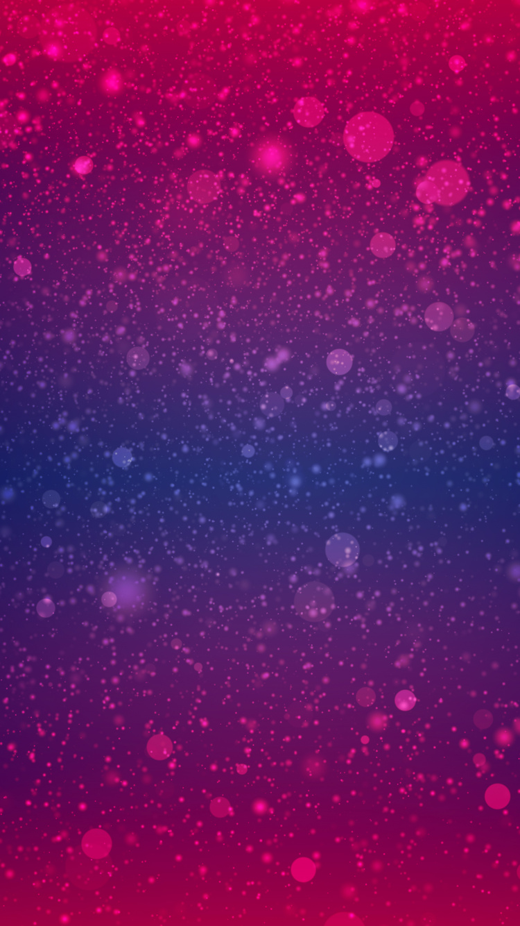 Illustration de la Galaxie Violette et Bleue. Wallpaper in 750x1334 Resolution