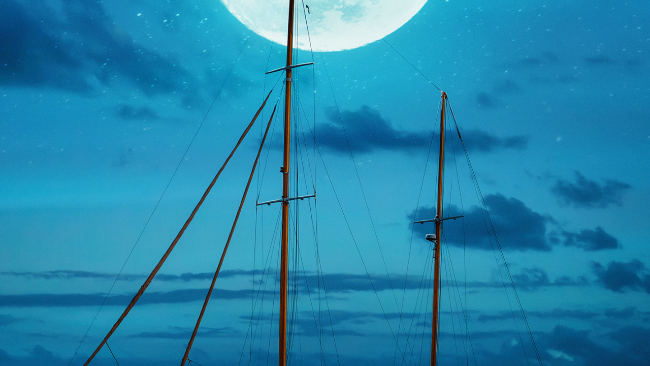 Nature, Eau, Bateau, Blue, Lumière. Wallpaper in 1280x720 Resolution