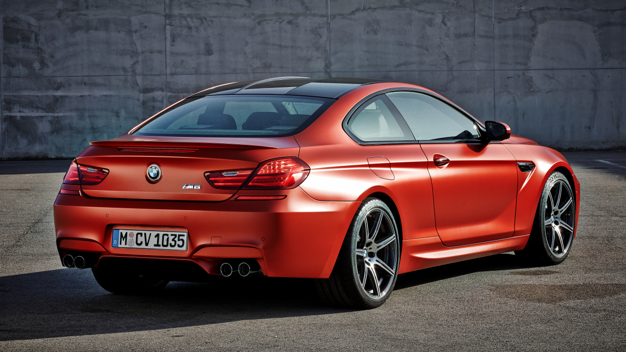Bmw m 3 Coupé Rouge. Wallpaper in 1280x720 Resolution