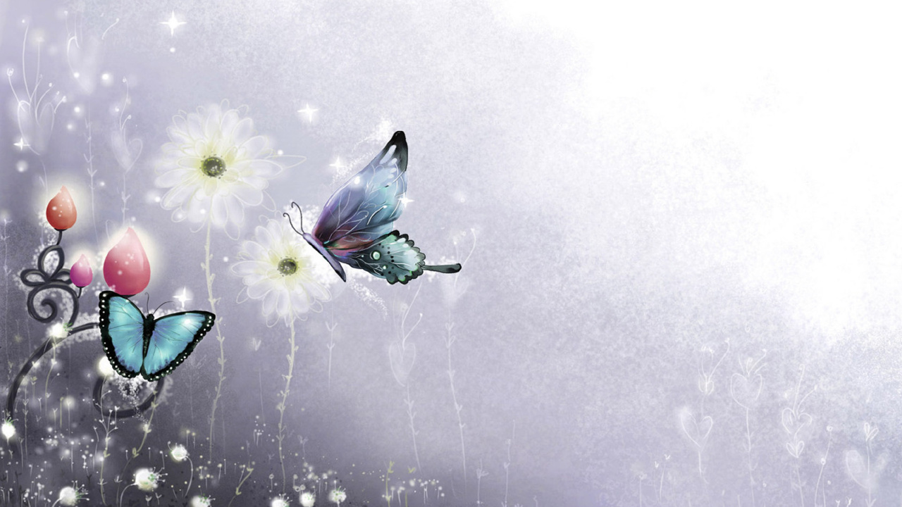飞蛾和蝴蝶, 图形设计, 翼, 昆虫, 天空 壁纸 1280x720 允许