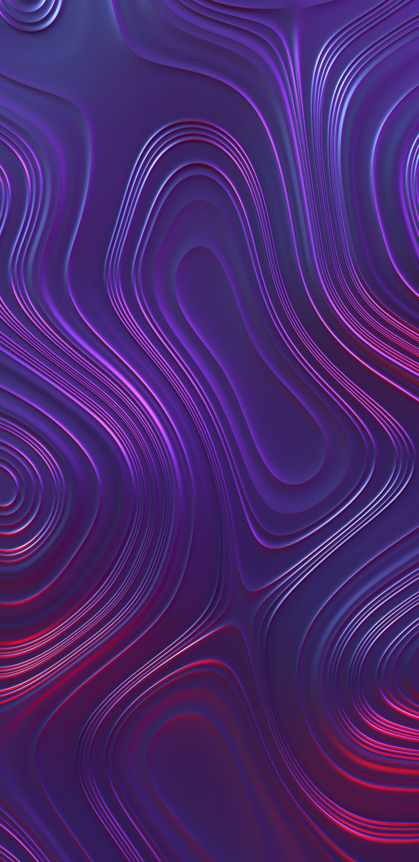 Purple and Black Abstract Painting. Wallpaper in 1440x2960 Resolution
