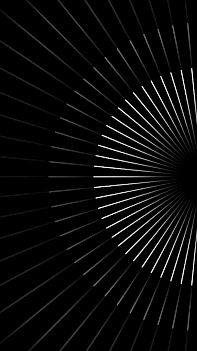 OLED, Black and White, Line, Colorfulness, Pattern. Wallpaper in 750x1334 Resolution