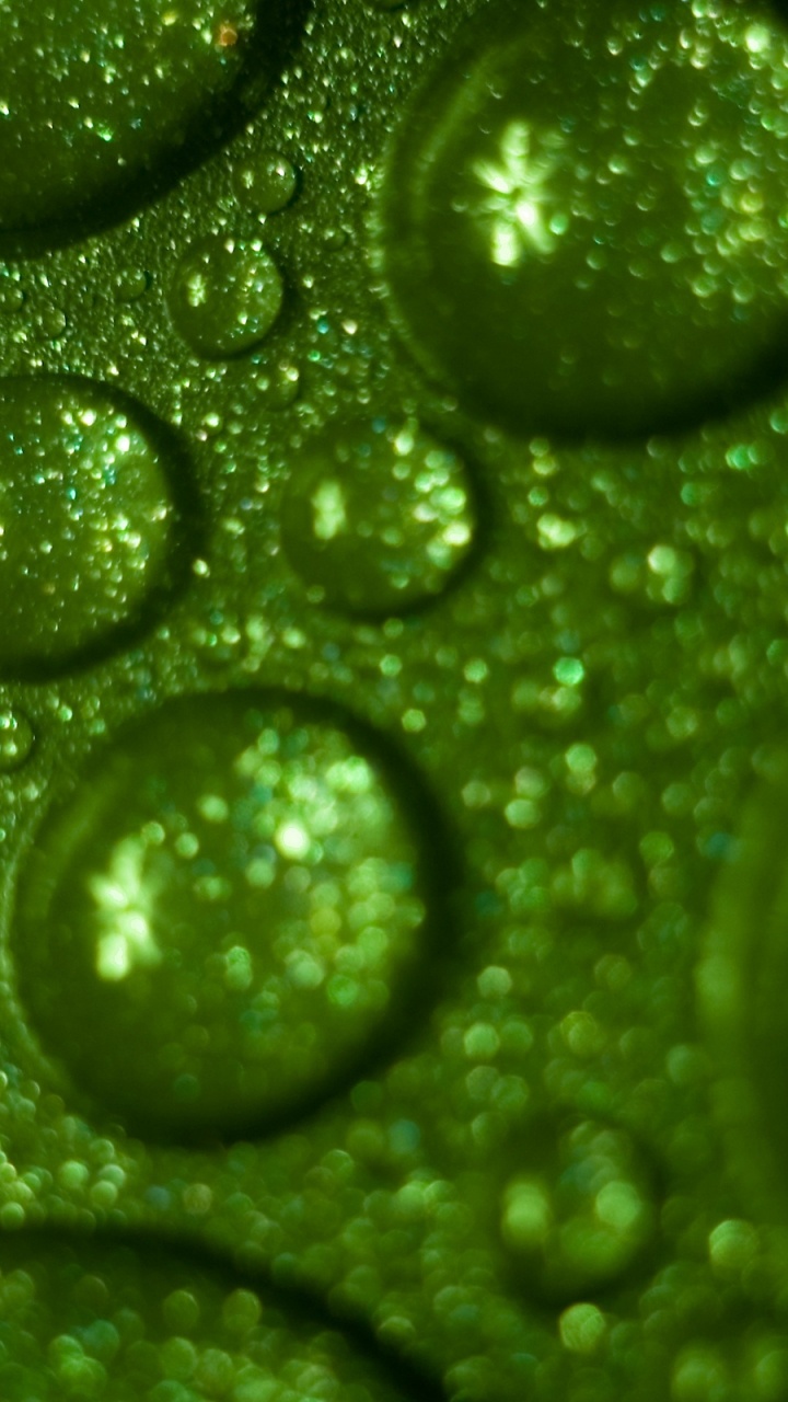 Gotas de Agua Sobre la Superficie Del Vidrio. Wallpaper in 720x1280 Resolution