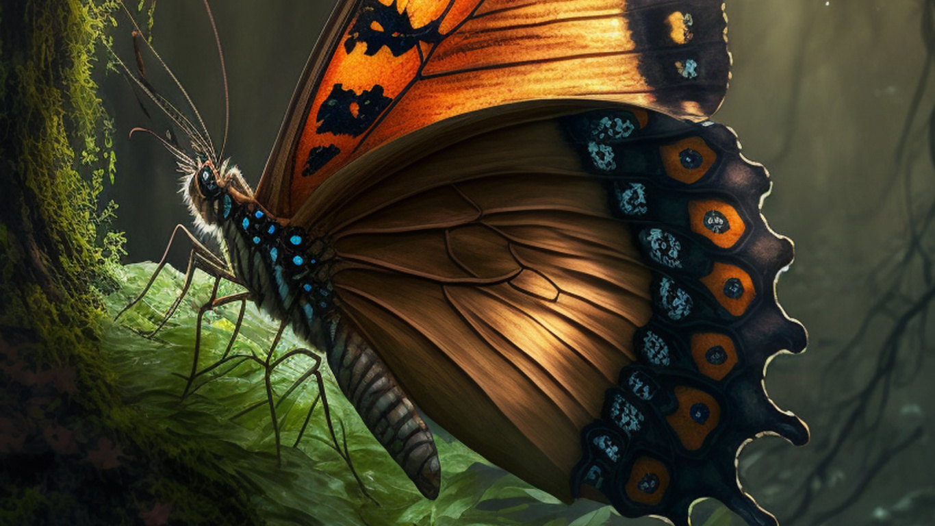 Schmetterling, Monarch-Schmetterling, Argynnis, Pieridae, Metalmark-Schmetterlinge. Wallpaper in 1366x768 Resolution