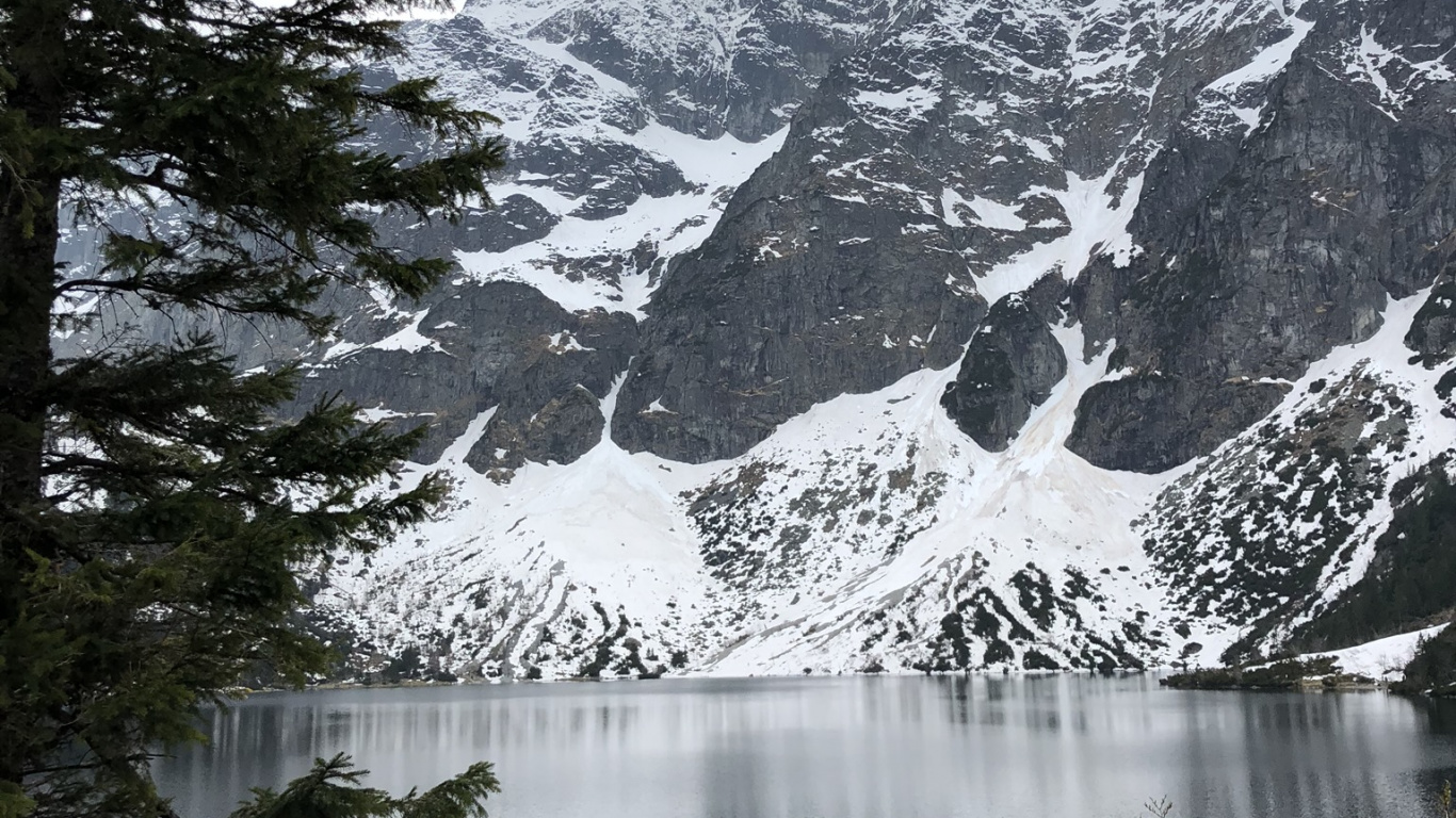 Morskie Oko, Mountainous Landforms, Natural Landscape, Mountain Range, Highland. Wallpaper in 1366x768 Resolution