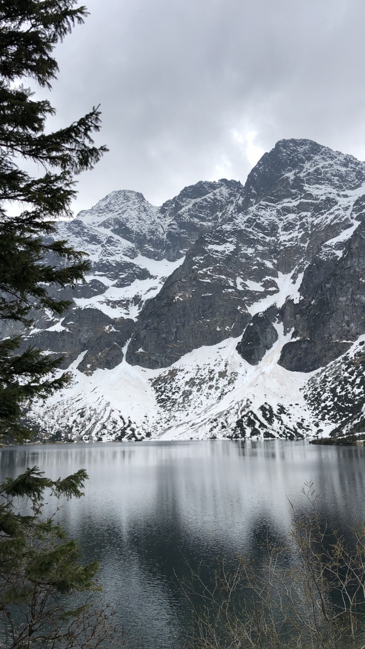 Morskie Oko, Mountainous Landforms, Natural Landscape, Mountain Range, Highland. Wallpaper in 720x1280 Resolution