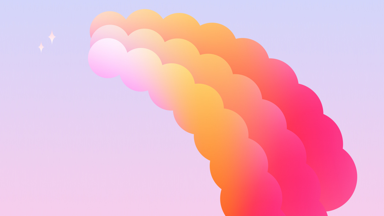 Fhd, Smartphone, Orange, Pink, Grafik-design. Wallpaper in 1280x720 Resolution