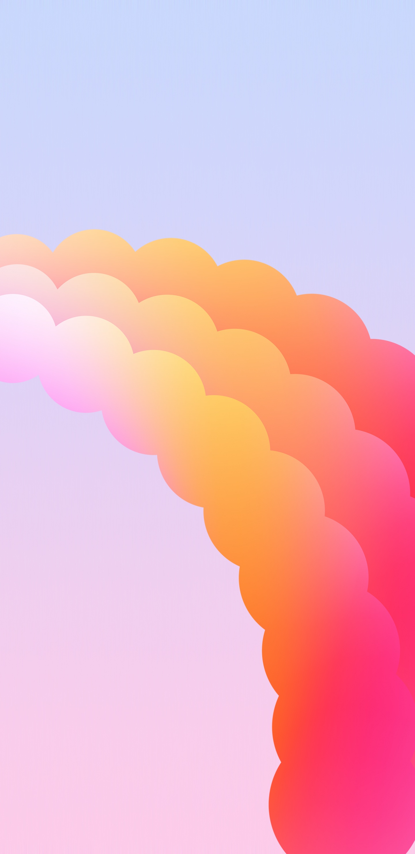 Fhd, Smartphone, Rojo, Naranja, Rosa. Wallpaper in 1440x2960 Resolution