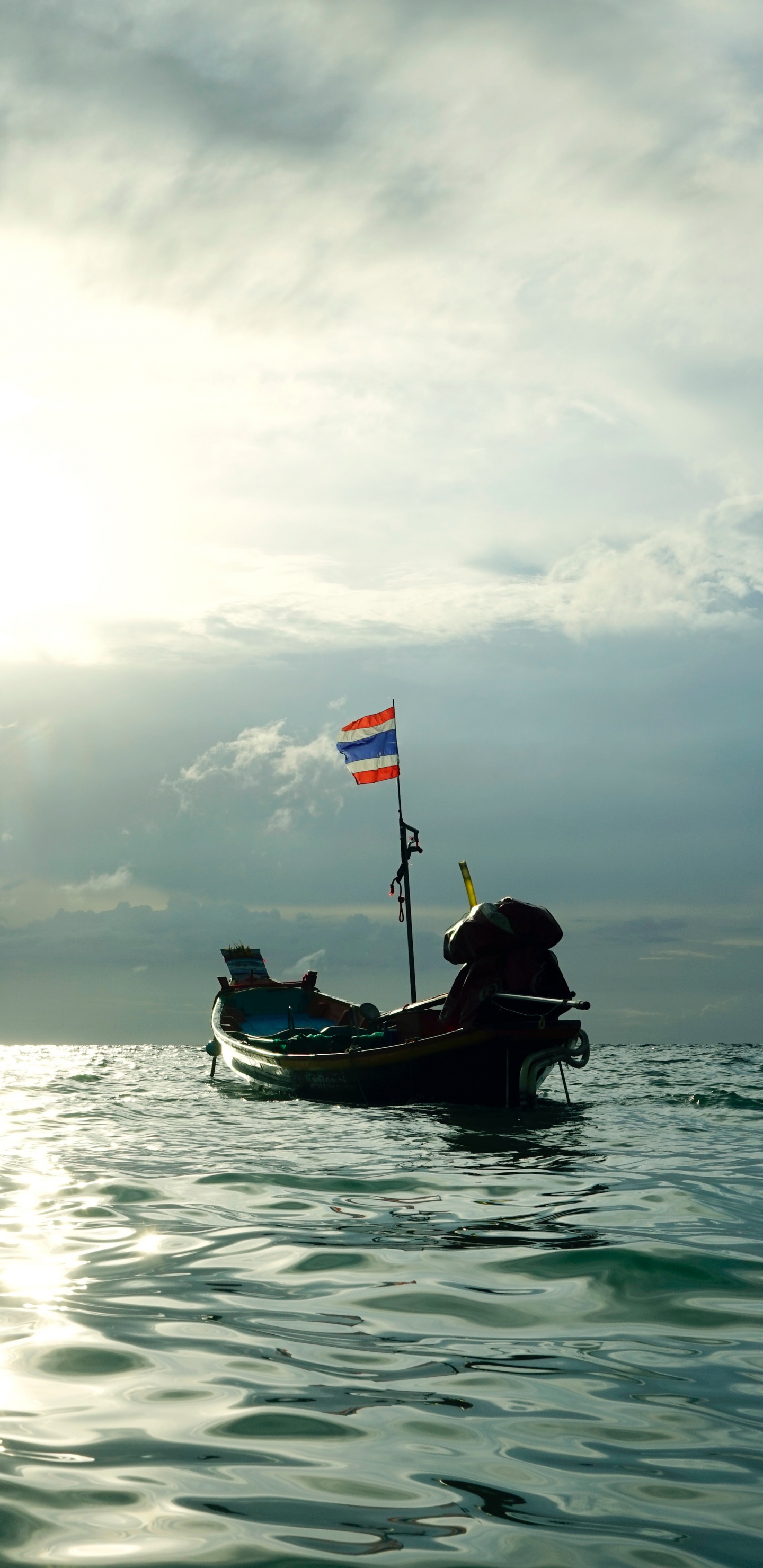 Mer, Eau, Horizon, Bateau, Canotage. Wallpaper in 1440x2960 Resolution