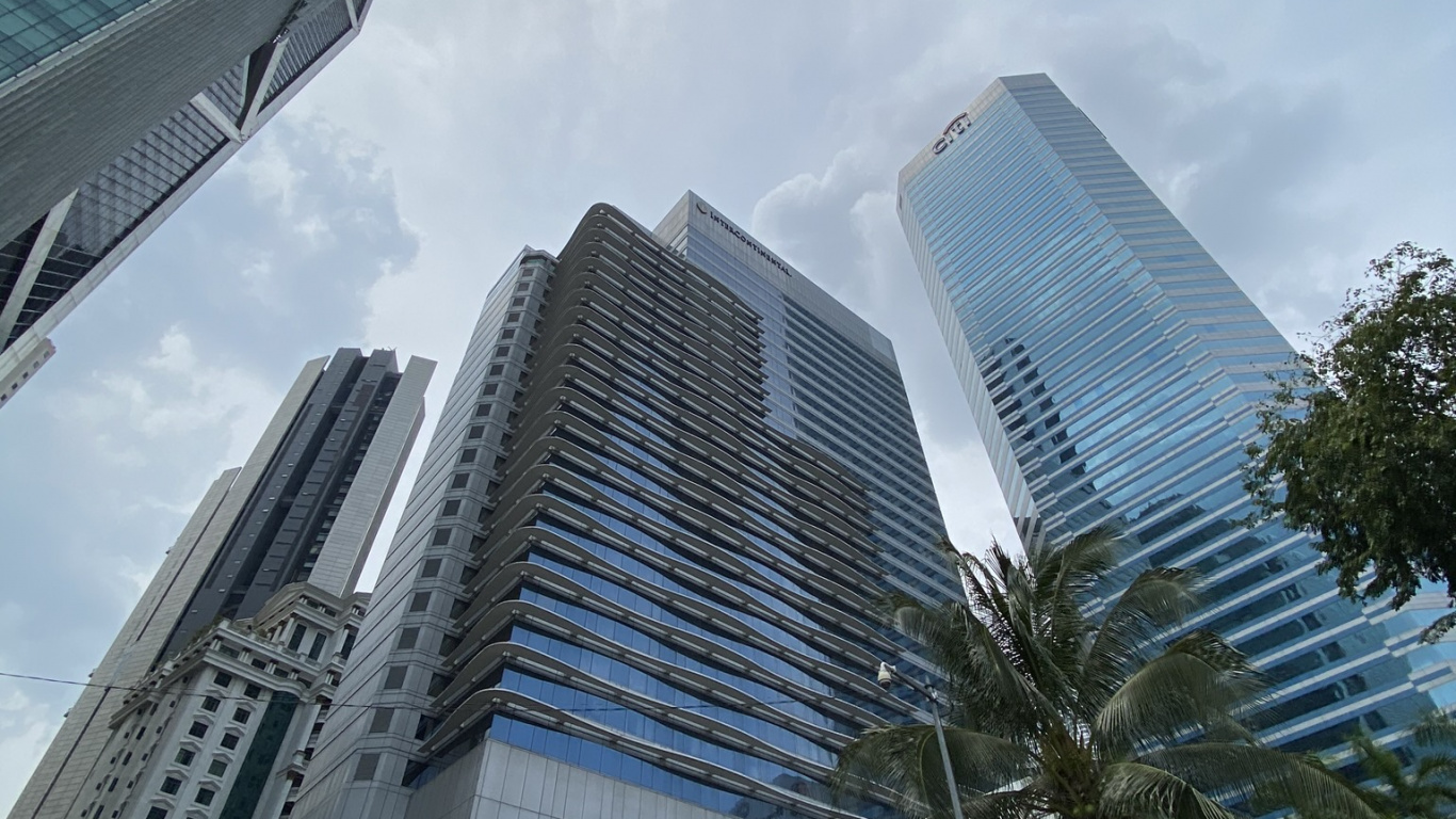 塔块, 城市, 商业建筑, 正面, 大都会 壁纸 1366x768 允许