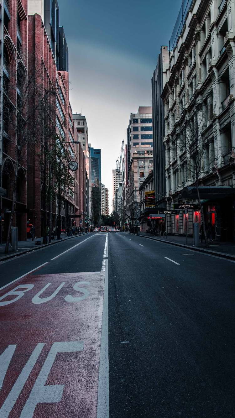 Road, Building, Street, Architecture, Road Surface. Wallpaper in 750x1334 Resolution