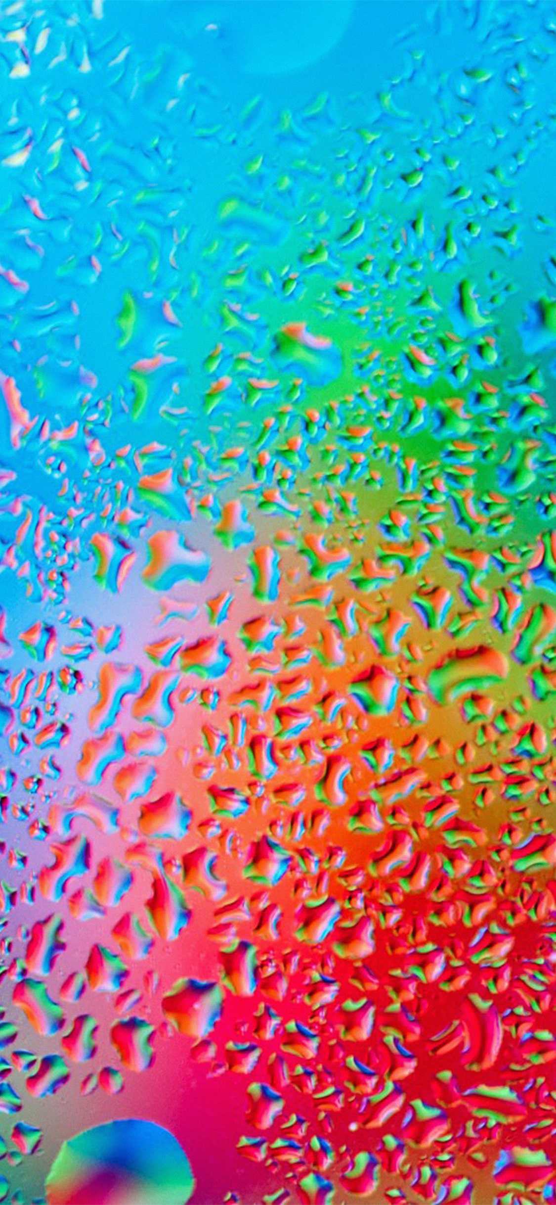 Ios, 苹果, 色彩, Azure, 水上 壁纸 1125x2436 允许