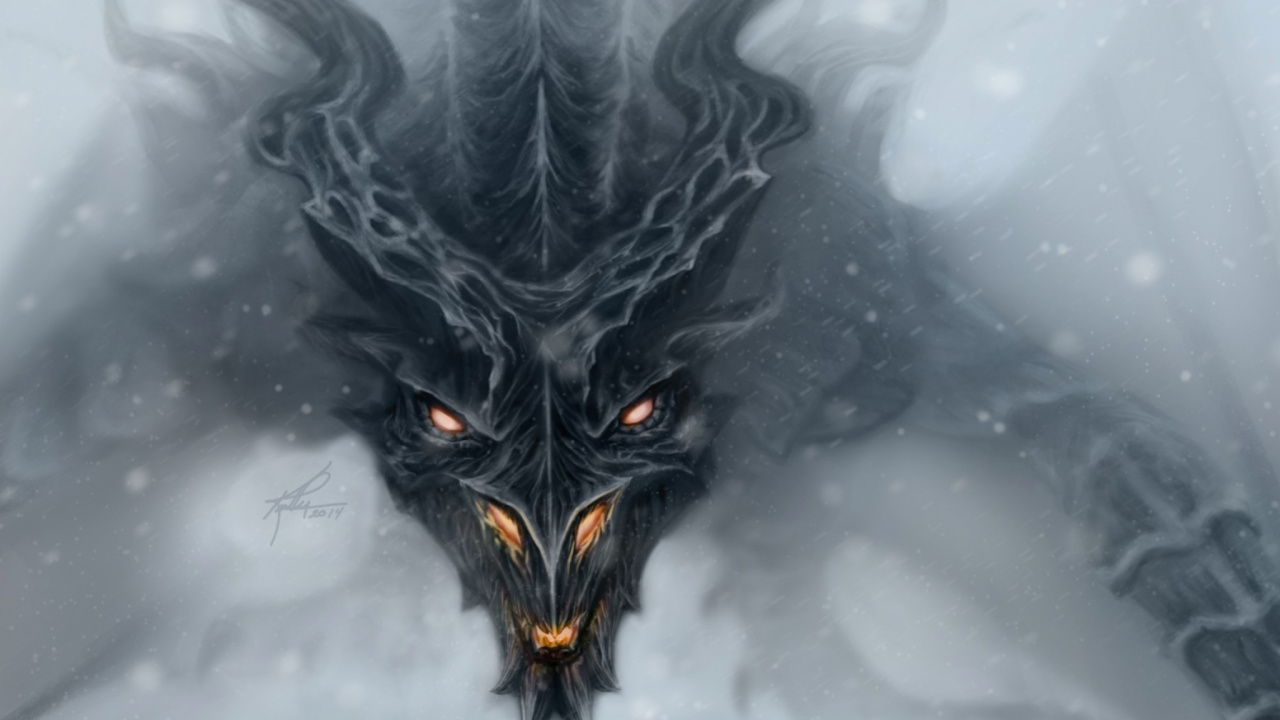 Oiseau Noir et Blanc Sur Neige Blanche. Wallpaper in 1280x720 Resolution