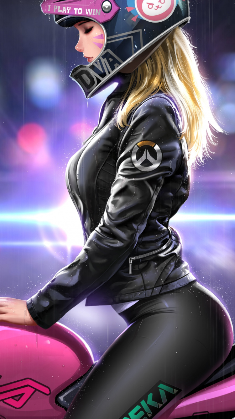 Animated Cartoon, Poster, Graphic Design, Graphics, Motorcycle. Wallpaper in 750x1334 Resolution