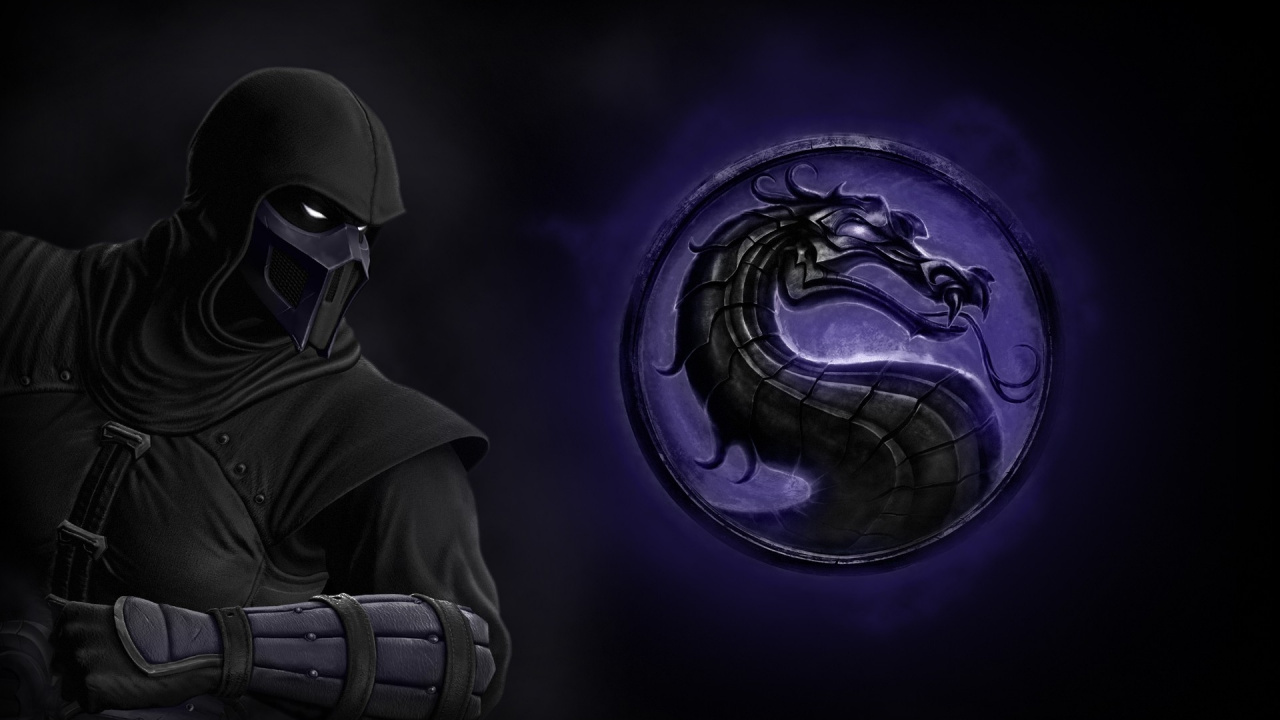 Mortal Kombat, Dragón, Medianoche, Morado, Supervillano. Wallpaper in 1280x720 Resolution