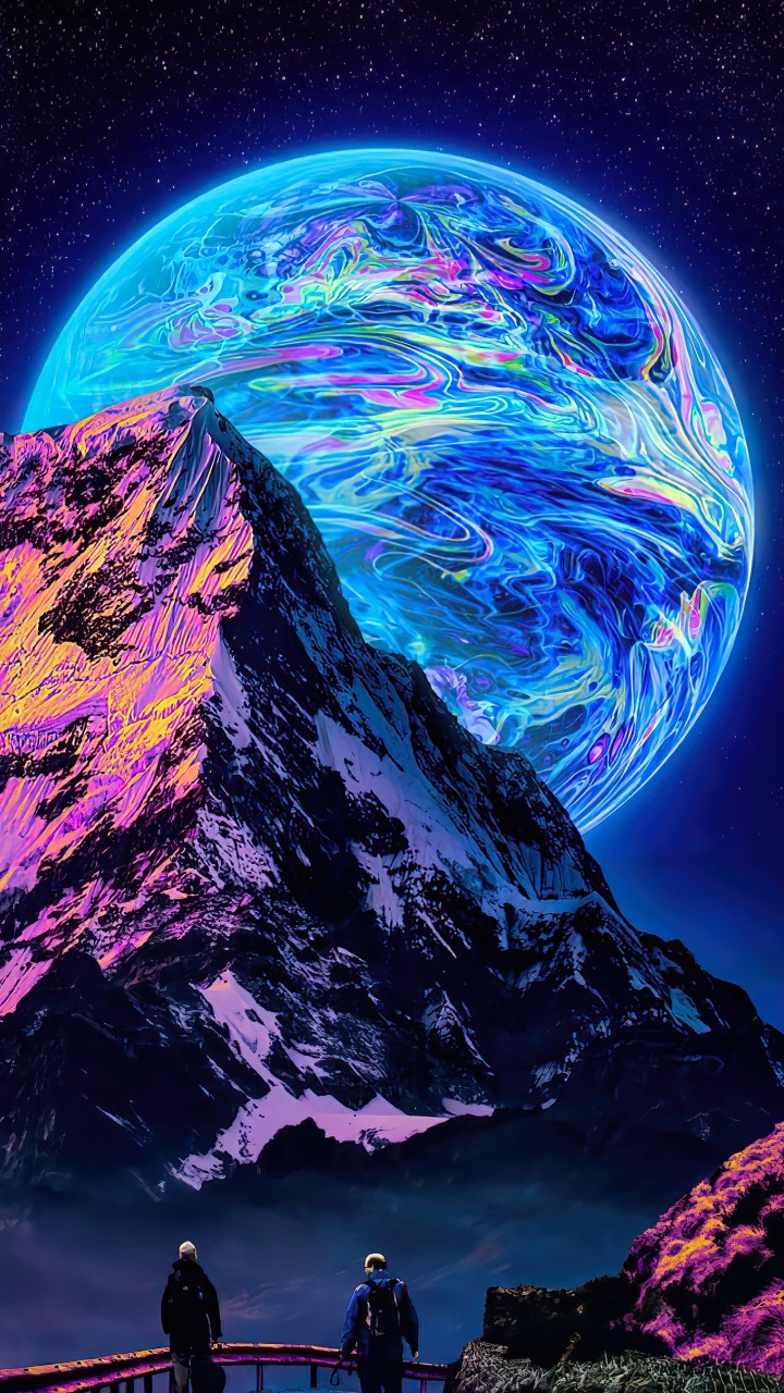 Nature, Atmosphère, Blue, Lumière, Noir. Wallpaper in 720x1280 Resolution