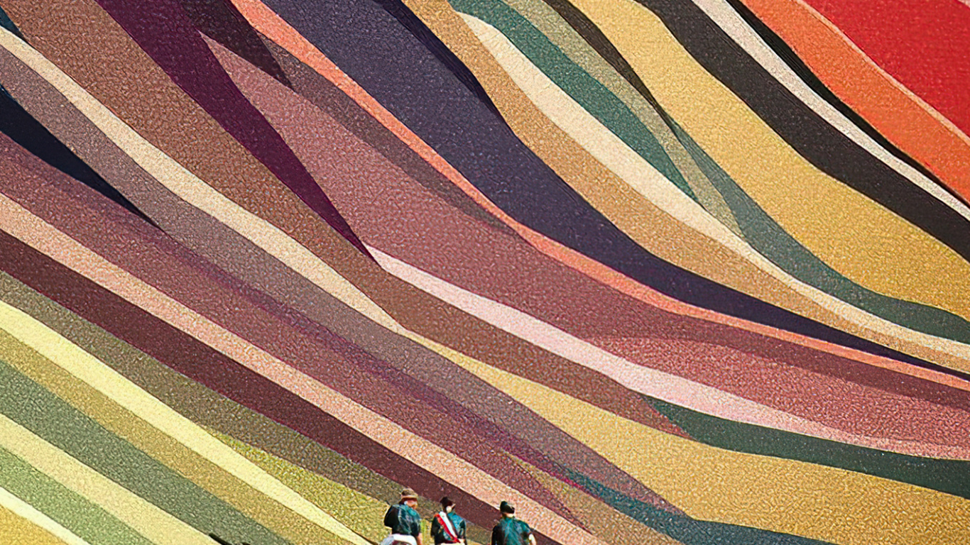 Business, Moon, Line, Landscape, Tints and Shades. Wallpaper in 1366x768 Resolution