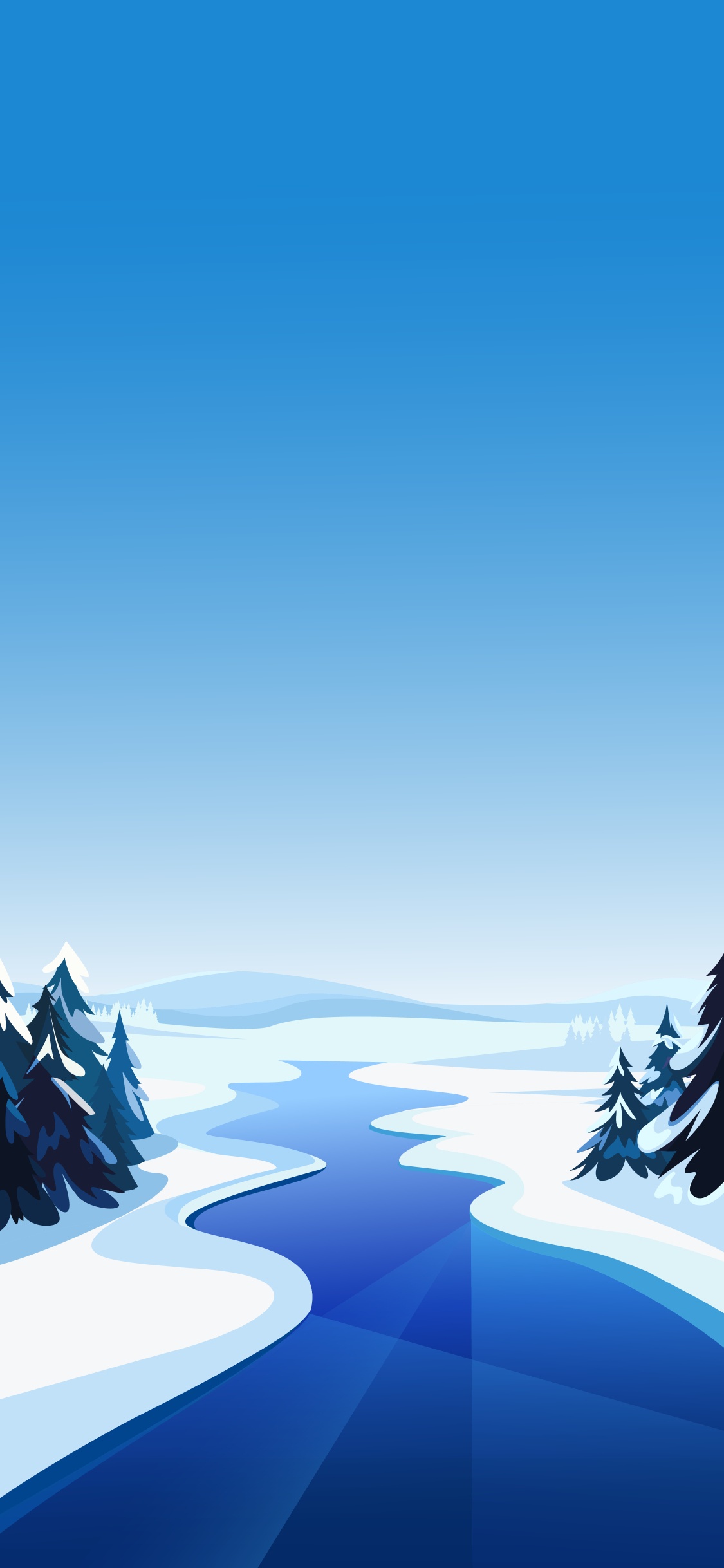 Illustration, Nature, Les Ressources en Eau, Azure, Paysage Naturel. Wallpaper in 1125x2436 Resolution