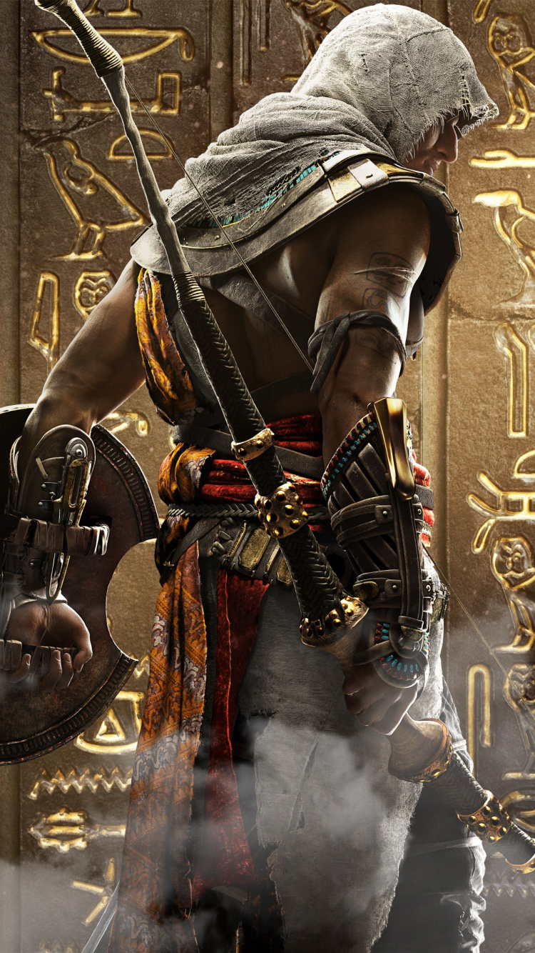 Assassins Creed Herkunft, Mythologie, Assassinen. Wallpaper in 750x1334 Resolution