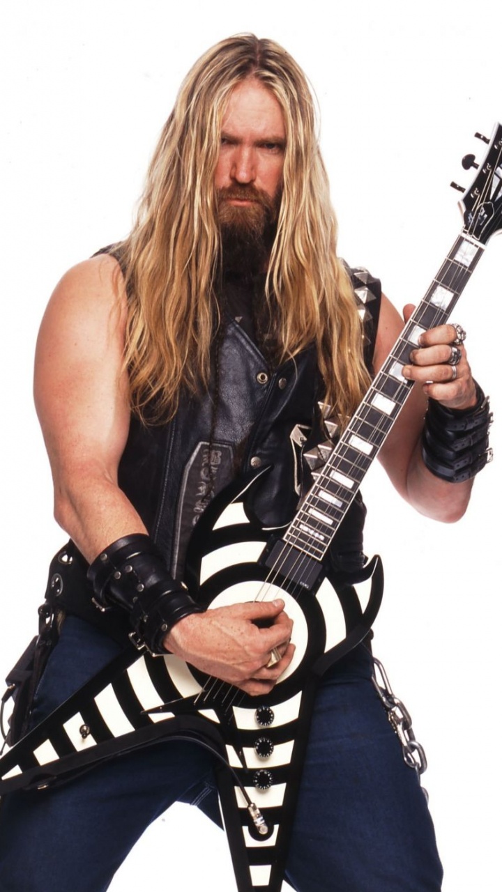 Zakk Wylde, Guitar, Black Label Society, Electric Guitar, Guitarist. Wallpaper in 720x1280 Resolution