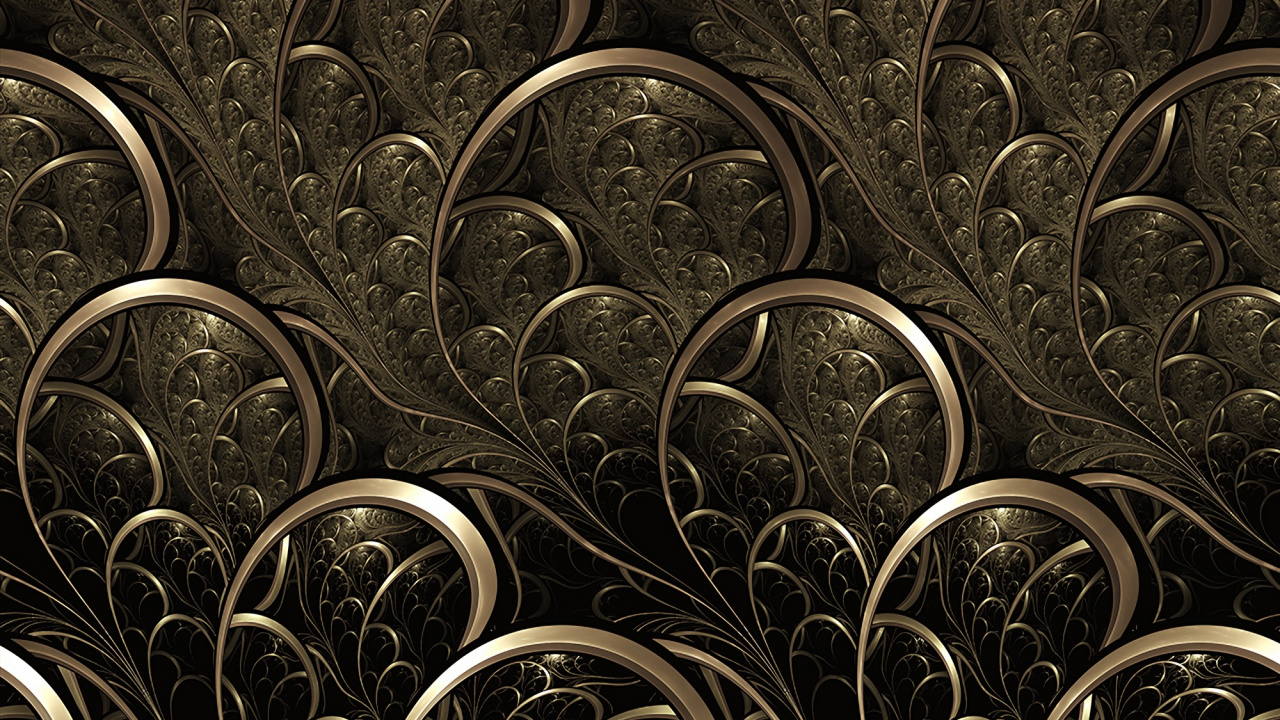 Textile Floral Noir et Blanc. Wallpaper in 1280x720 Resolution