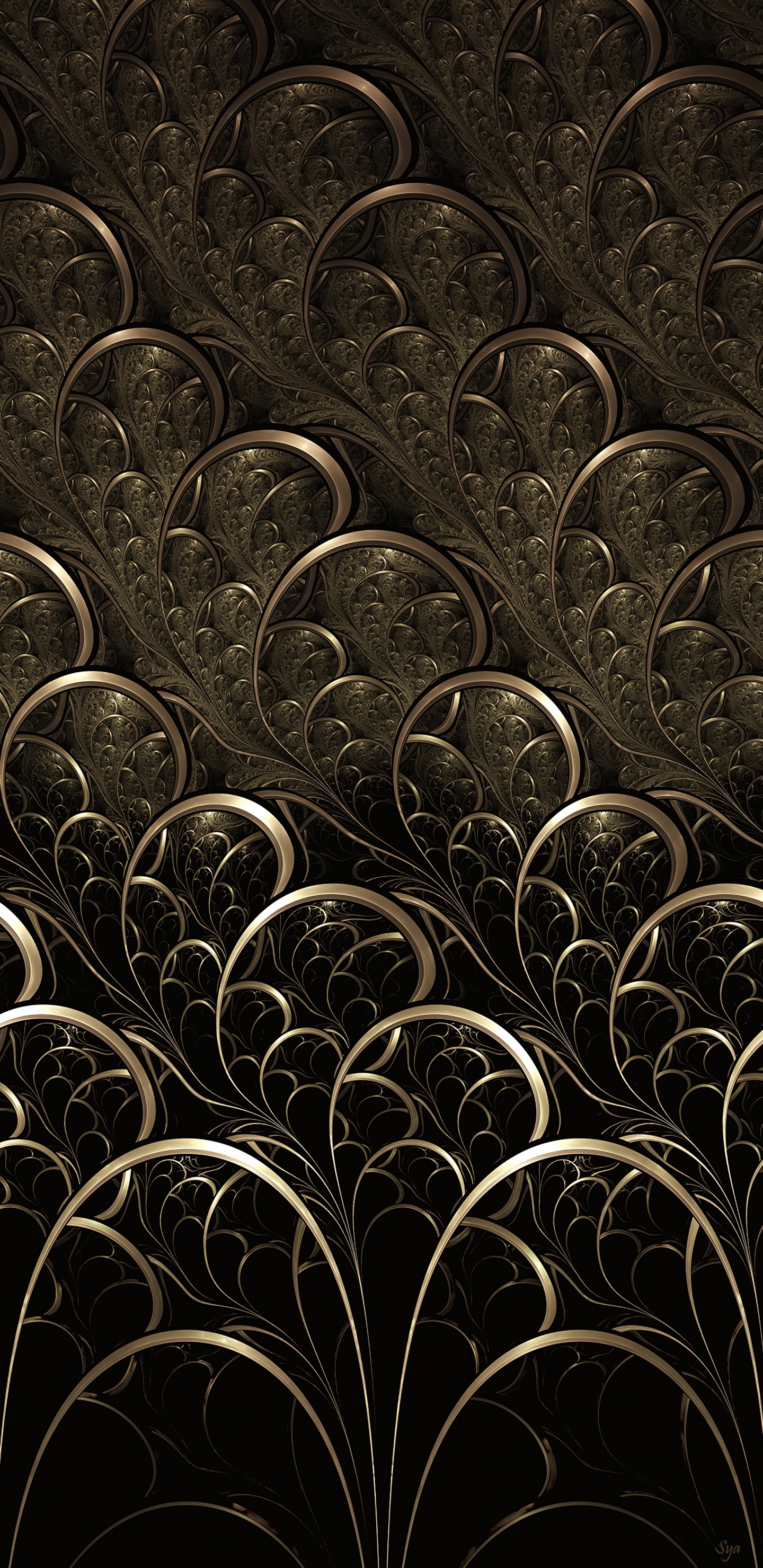 Textile Floral Noir et Blanc. Wallpaper in 1440x2960 Resolution