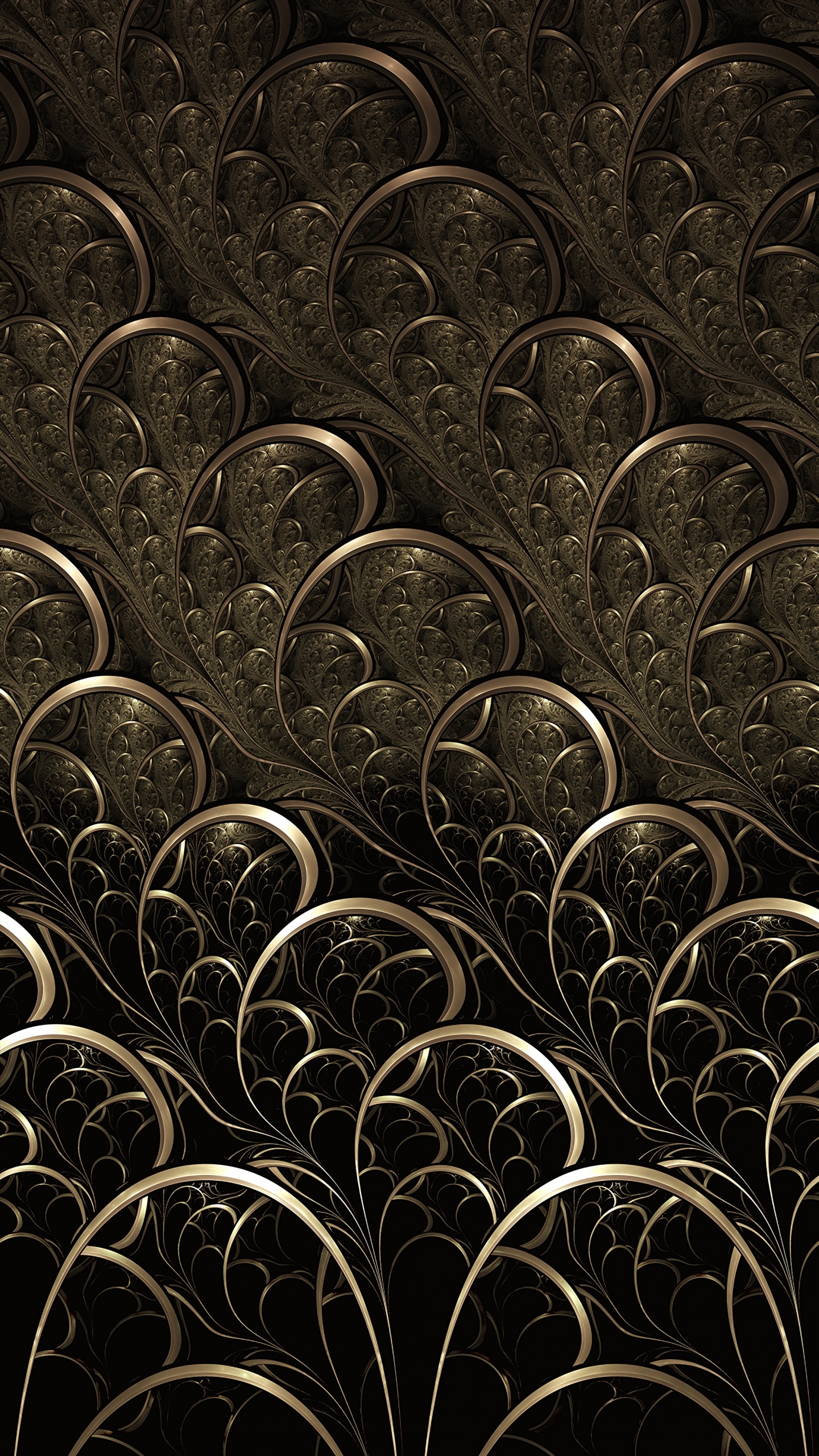 Black and White Floral Textile. Wallpaper in 1440x2560 Resolution