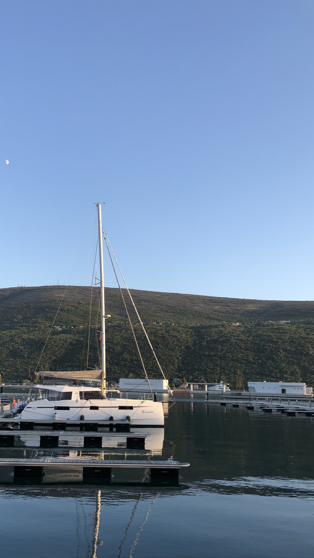 Marina, Sail, Yacht, Water, Mast. Wallpaper in 1080x1920 Resolution