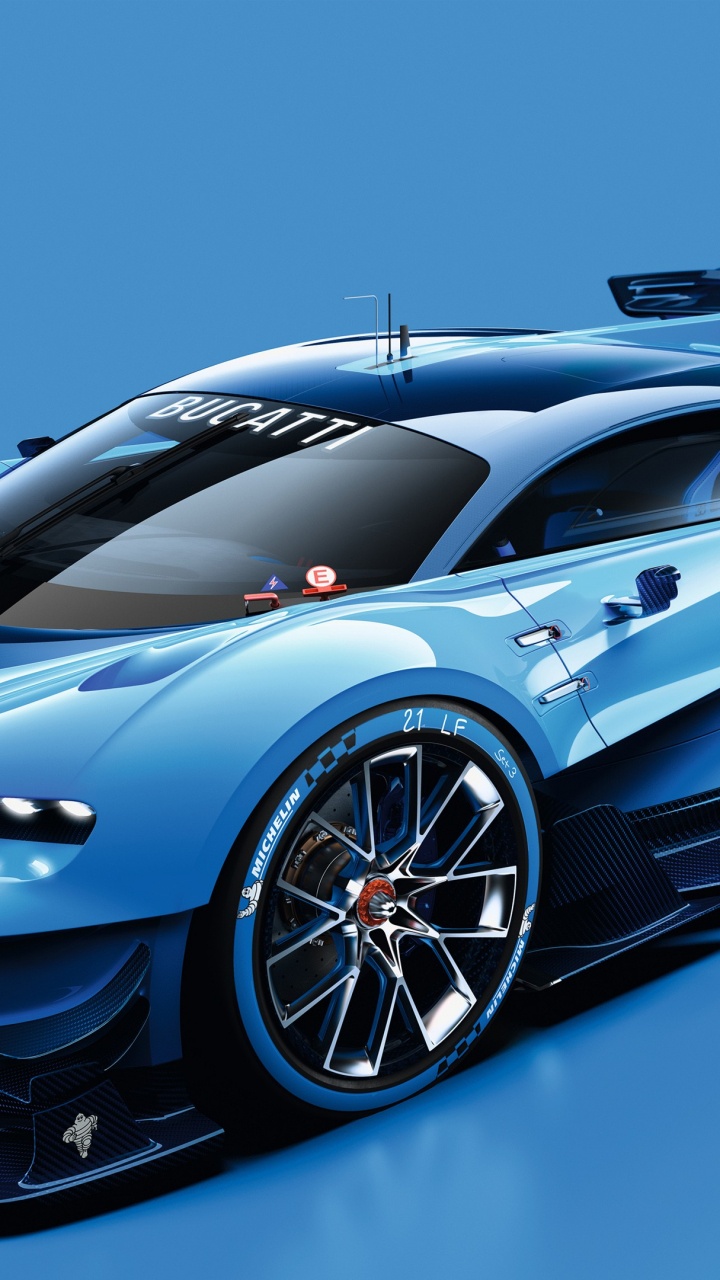 Bugatti Vision Gran Turismo, Bugatti, Bugatti Typ 57, Car, Bugatti Veyron. Wallpaper in 720x1280 Resolution