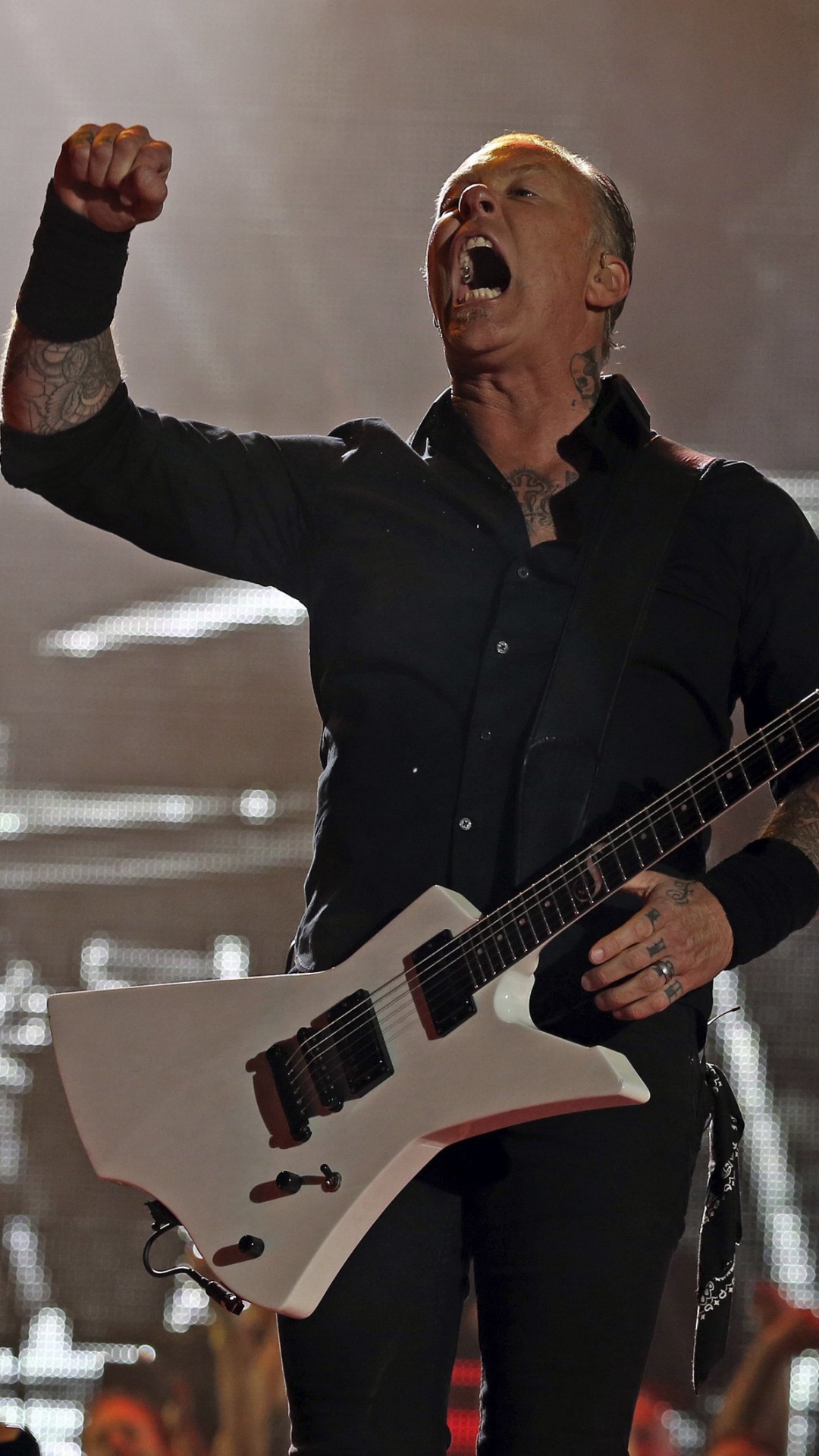 Guitarra, Concierto, Metallica, Músico, el Guitarrista. Wallpaper in 1080x1920 Resolution