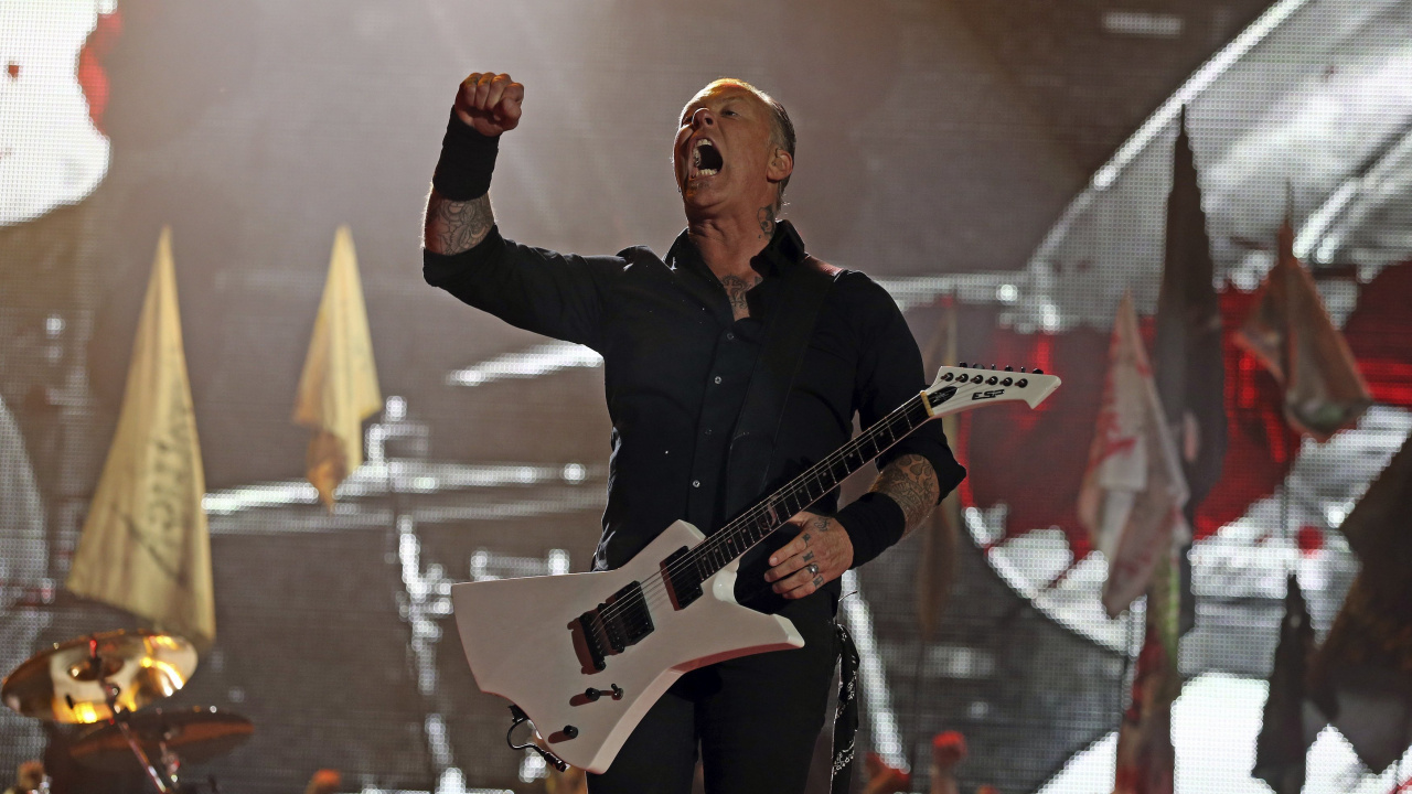 Guitare, Concert, Metallica, Guitariste, Performance. Wallpaper in 1280x720 Resolution