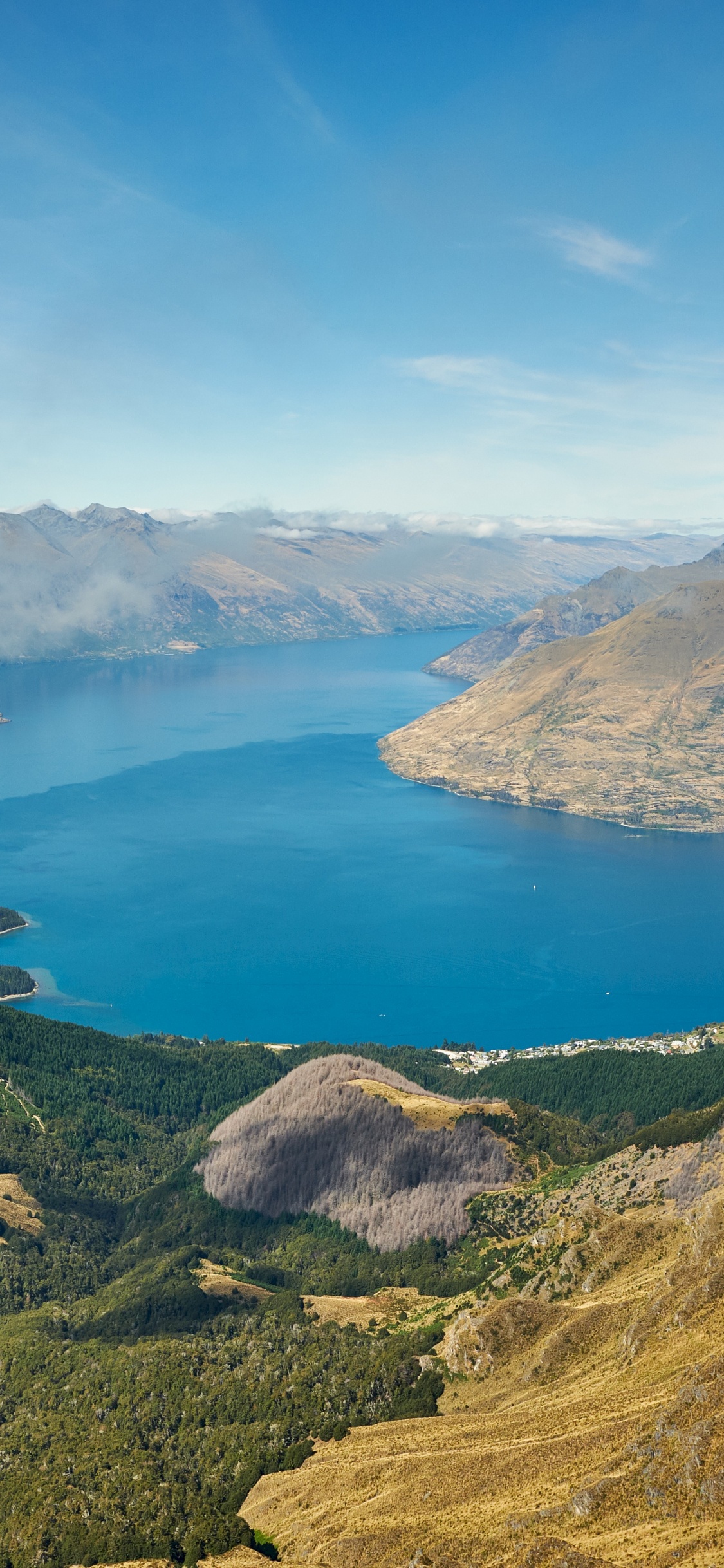 Lake, Mountain, Nature, Mountainous Landforms, Body of Water. Wallpaper in 1125x2436 Resolution