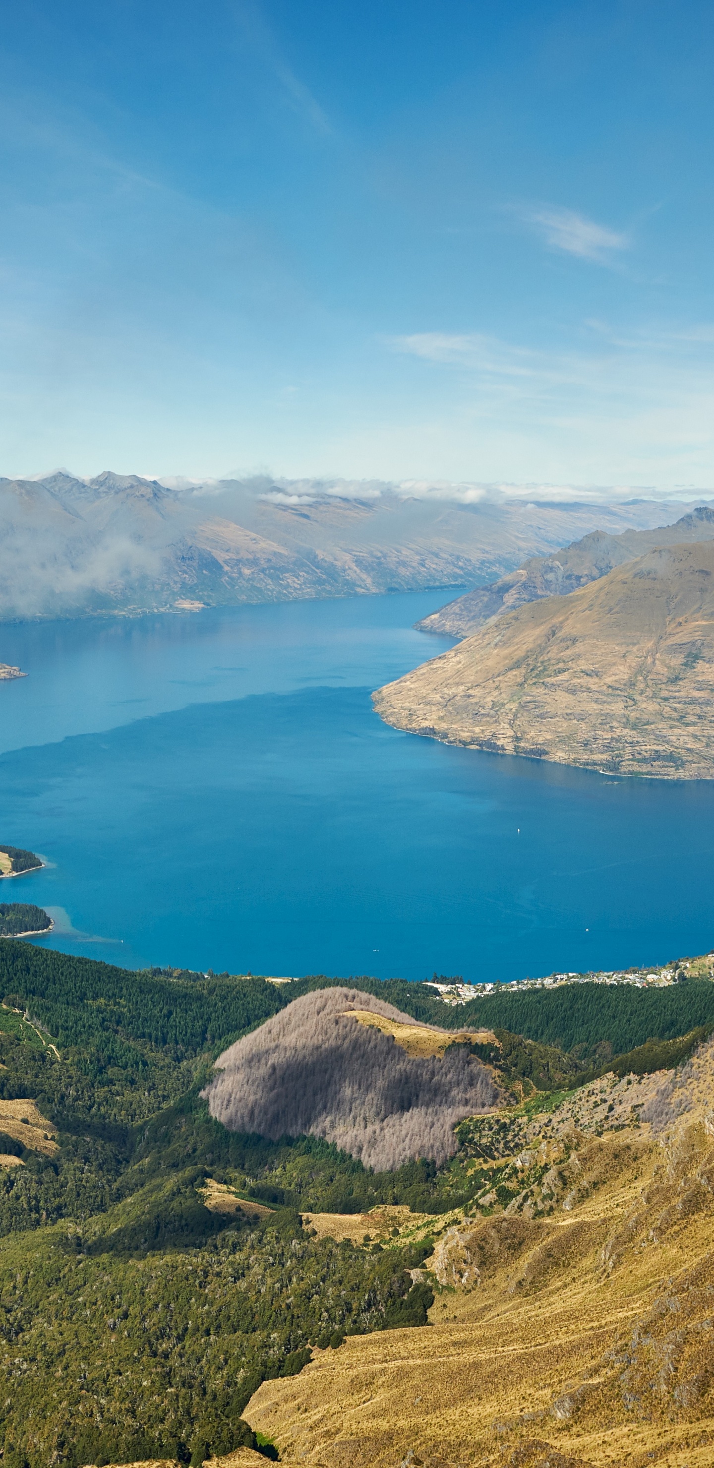 Lake, Mountain, Nature, Mountainous Landforms, Body of Water. Wallpaper in 1440x2960 Resolution