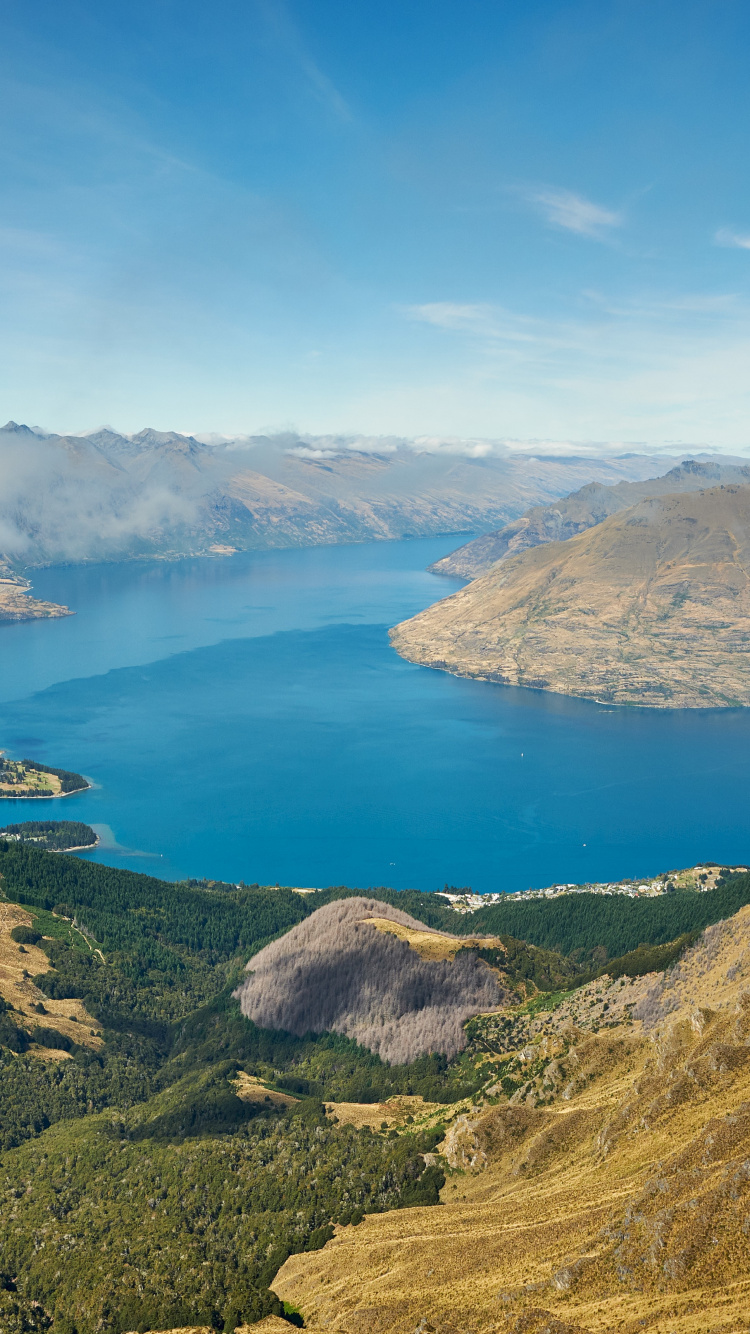 Lago, Montaña, Naturaleza, Las Formaciones Montañosas, Cuerpo de Agua. Wallpaper in 750x1334 Resolution