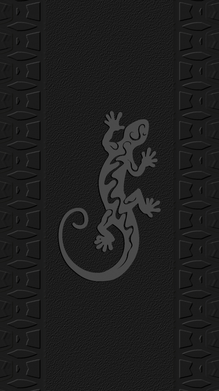 Gecko, Art, Propriété Des Matériaux, Rectangle, Symbole. Wallpaper in 750x1334 Resolution
