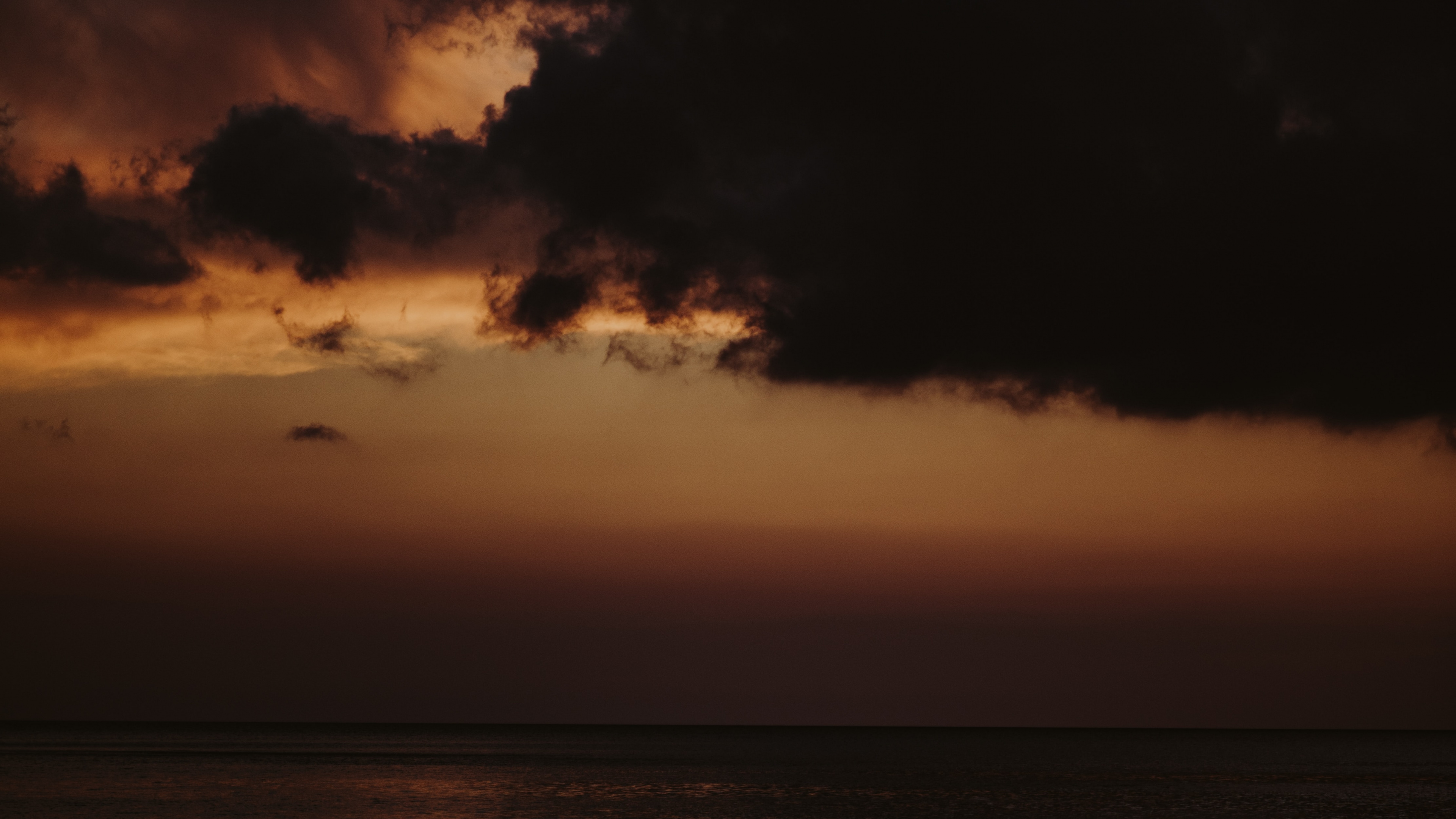 Horizont, Cloud, Natur, Meer, Wasser. Wallpaper in 3840x2160 Resolution