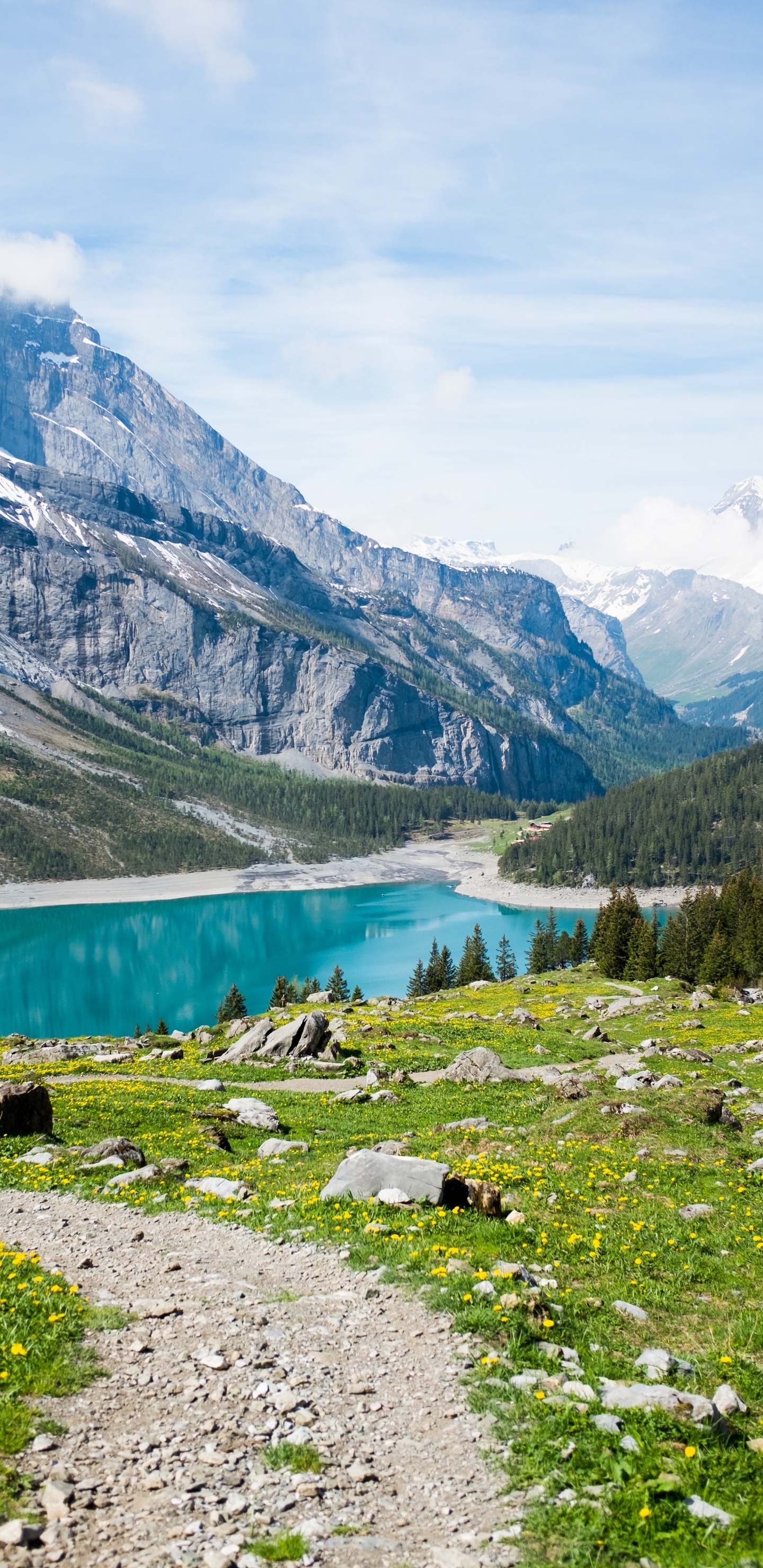 Mountain, Mountain Range, Mountainous Landforms, Natural Landscape, Nature. Wallpaper in 1440x2960 Resolution