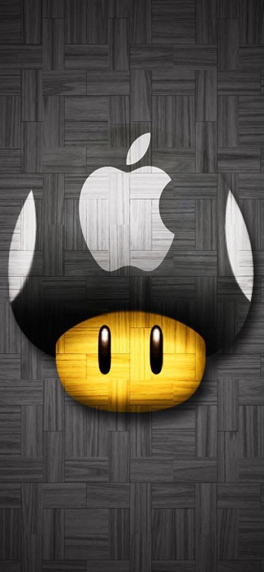 Braune Und Weiße Herzillustration. Wallpaper in 1125x2436 Resolution