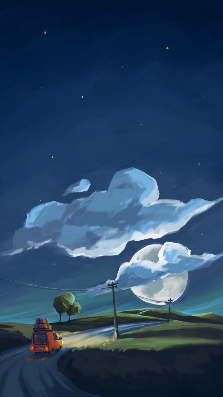 智能手机, 性质, Azure, 自然景观, 艺术 壁纸 720x1280 允许