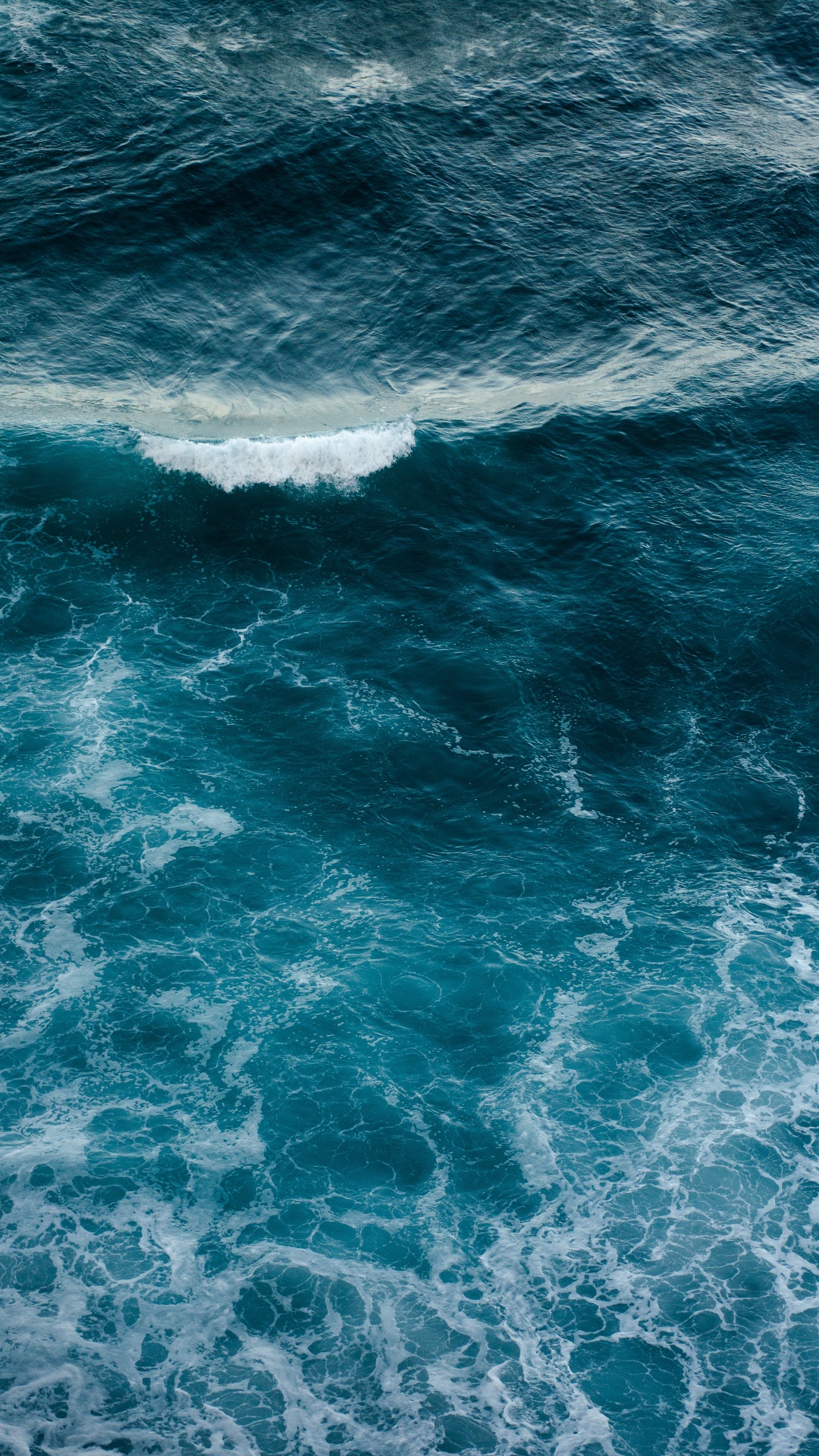 Blue, Sea, Wave, Ocean, Water. Wallpaper in 1080x1920 Resolution