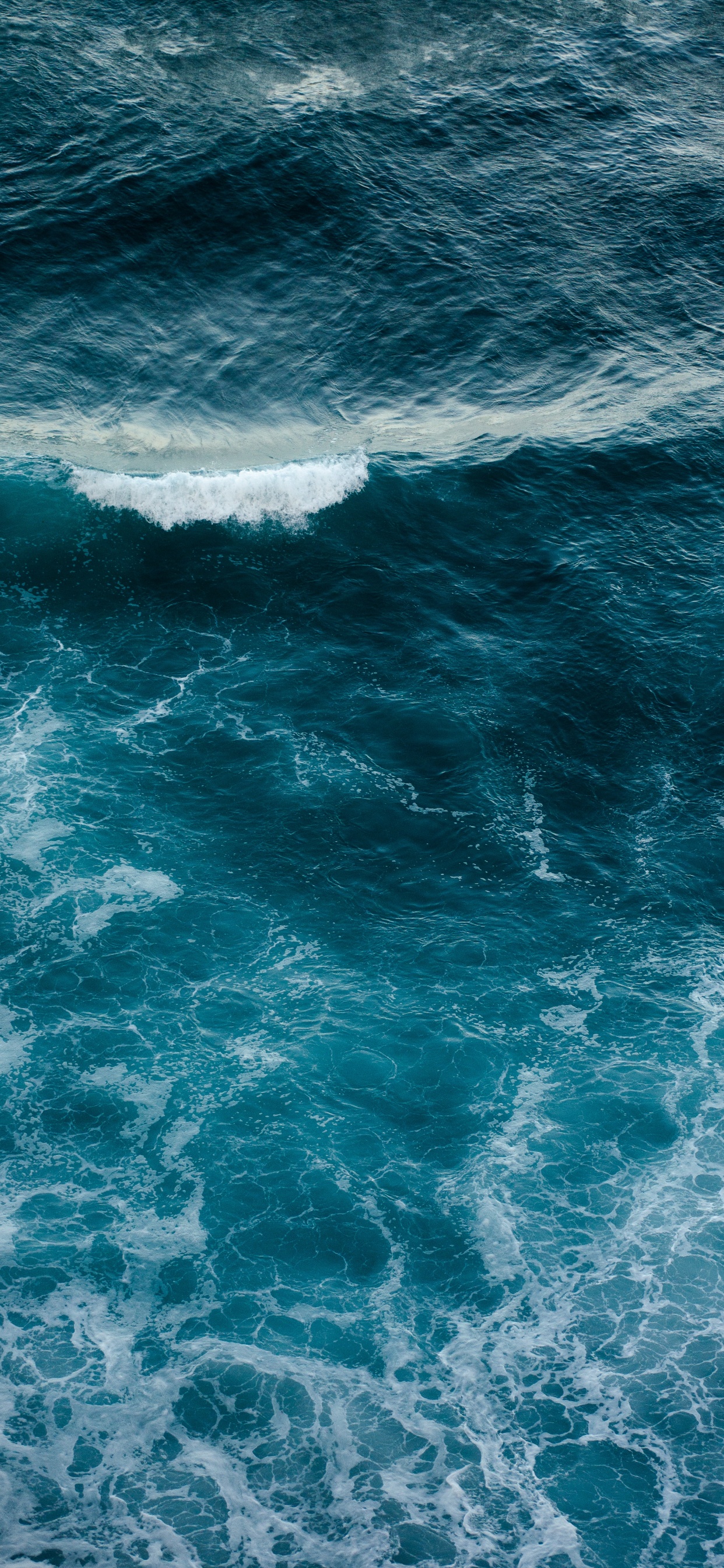 Blue, Sea, Wave, Ocean, Water. Wallpaper in 1242x2688 Resolution