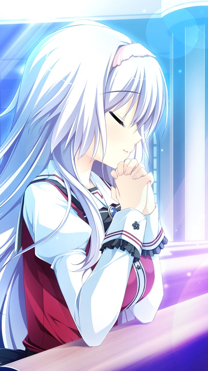 Otome Game, Long Hair, Purple, Shu Ouma, Girl. Wallpaper in 720x1280 Resolution