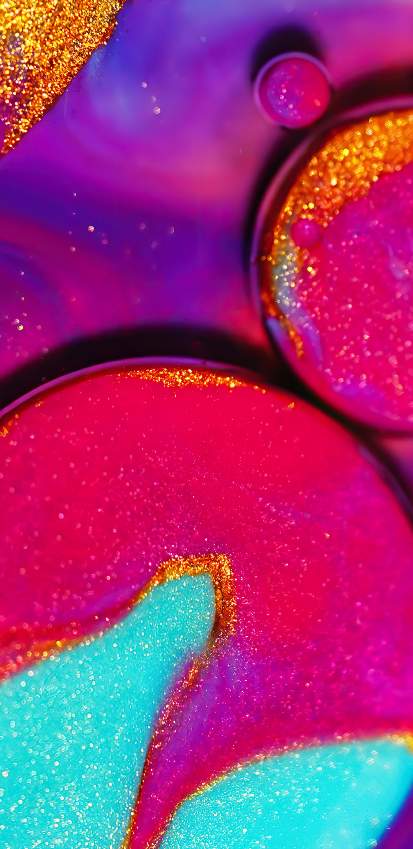 Lumière, Arts Visuels, M-027, la Pureté de la Couleur, Liquid. Wallpaper in 1440x2960 Resolution